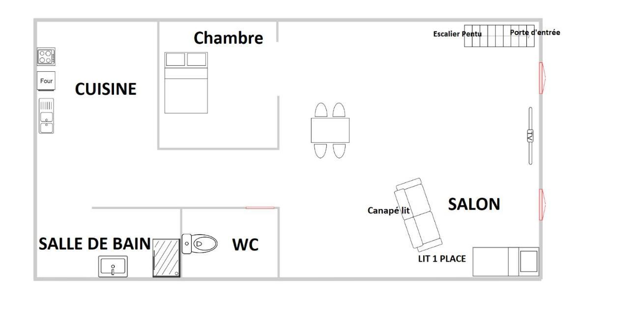 Coeur De Ville, T2, Rue Pietonne, Digne Les Bains Exterior foto