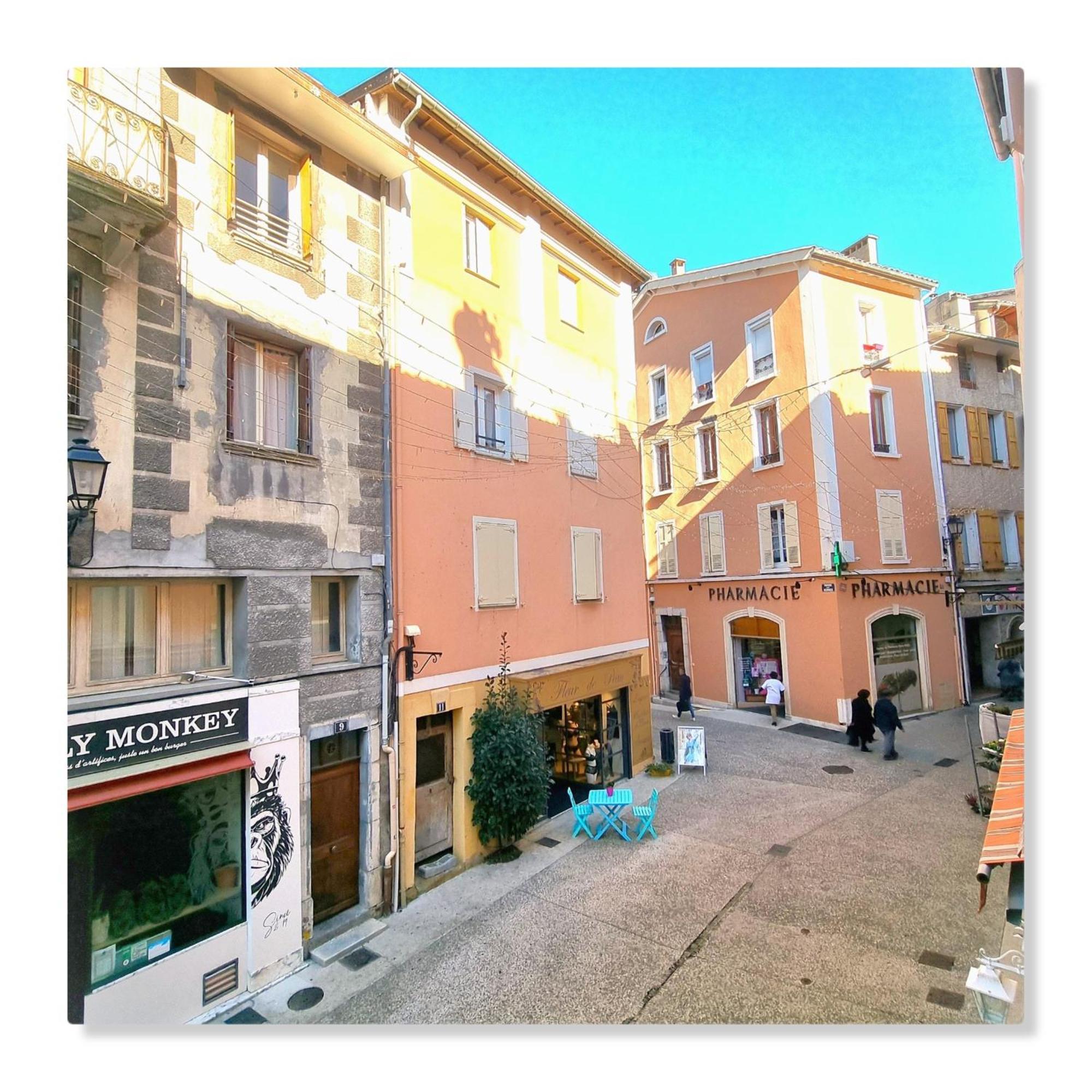 Coeur De Ville, T2, Rue Pietonne, Digne Les Bains Exterior foto